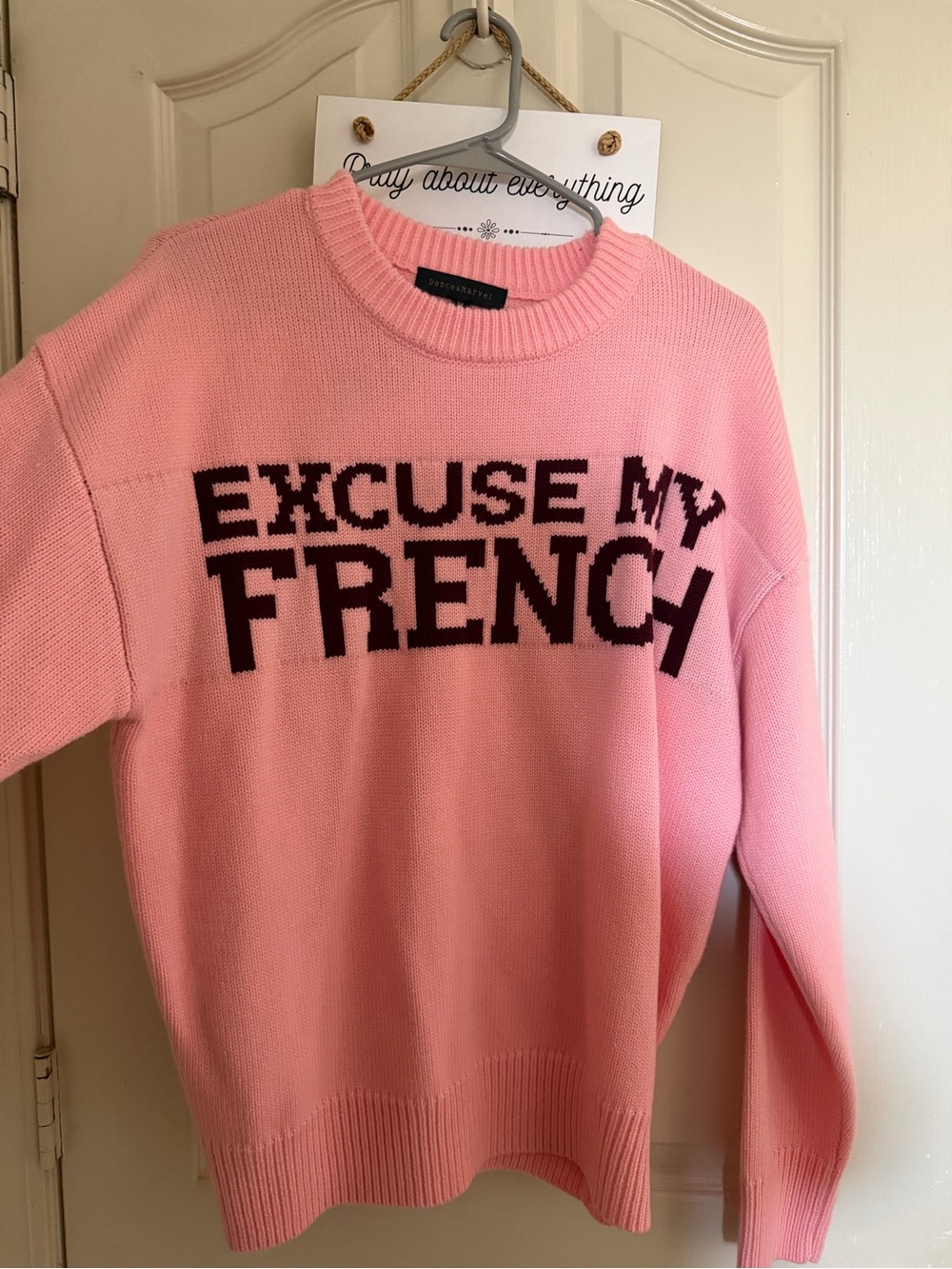 Excuse my french sweater
